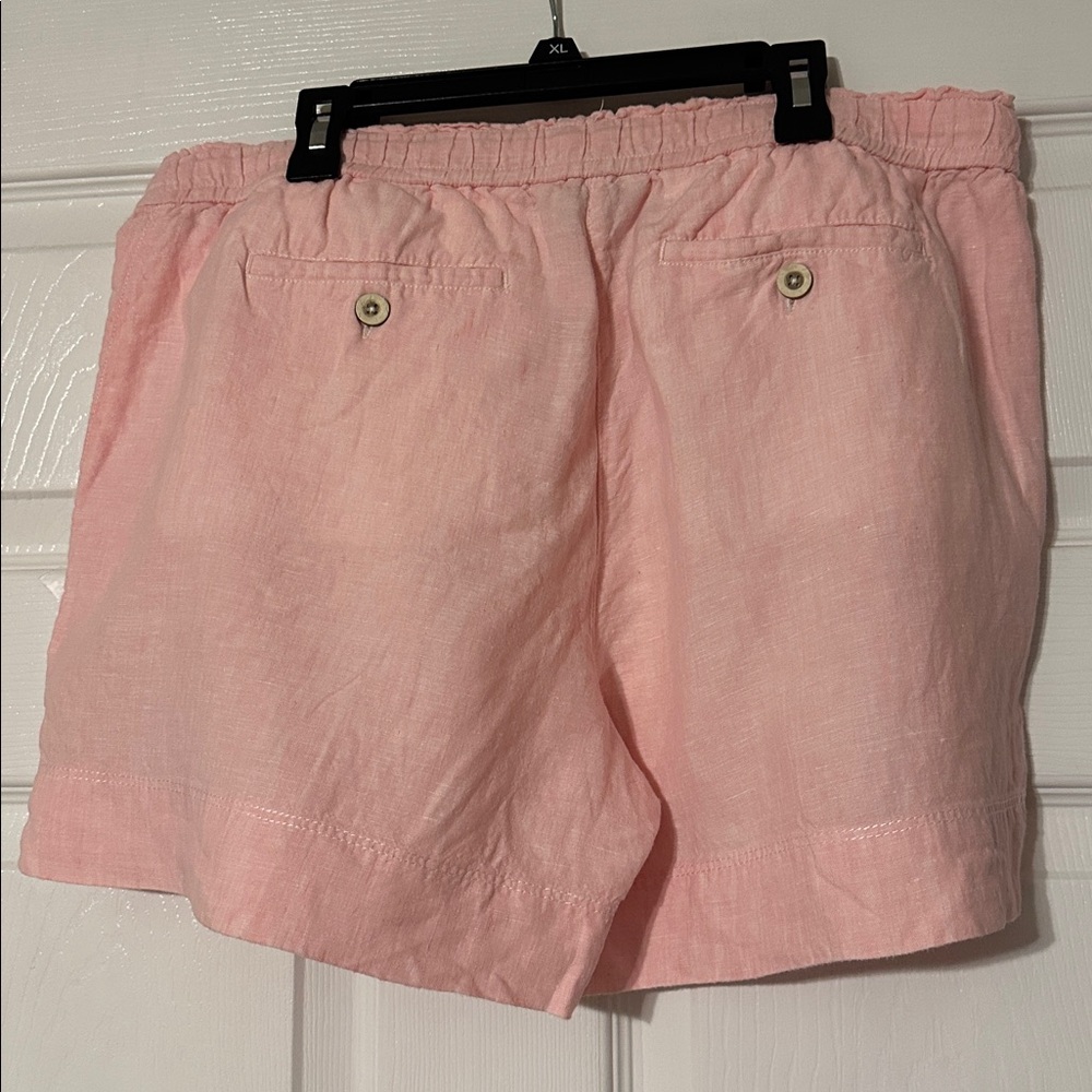 Tommy Bahama Light Pink Women's linen Shorts - Picture 3 of 6